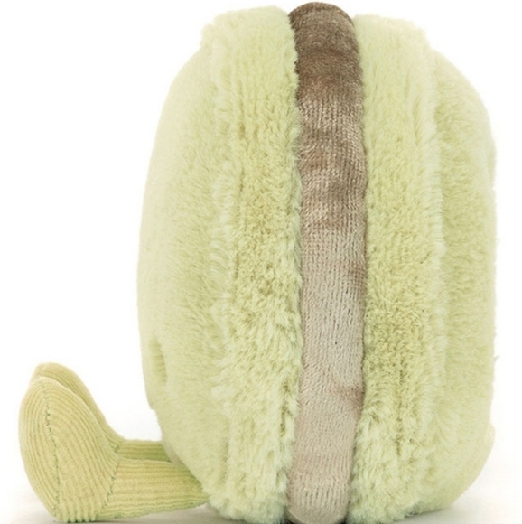Jellycat Amuseable Max Macaron Pistachio 4.7x4" Soft and Plush BNWT Authentic - Picture 3 of 4
